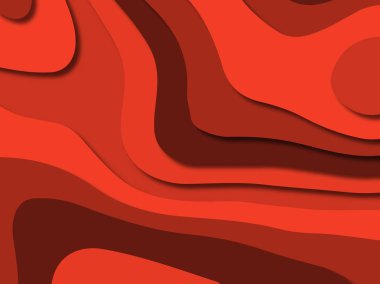 kağıt ile 3D arka plan şekilleri kesim. Soyut kağıt kitap kapağı için şablon arka plan bölmek. Kağıt arka plan kes. Soyut gerçekçi kağıt dekorasyon tasarımı için