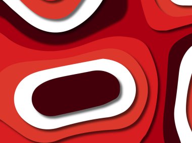 kağıt ile 3D arka plan şekilleri kesim. Soyut kağıt kitap kapağı için şablon arka plan bölmek. Kağıt arka plan kes. Soyut gerçekçi kağıt dekorasyon tasarımı için