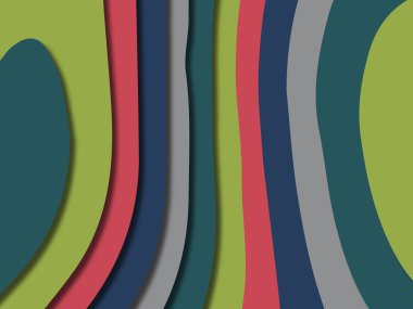 kağıt ile 3D arka plan şekilleri kesim. Soyut kağıt kitap kapağı için şablon arka plan bölmek. Kağıt arka plan kes. Soyut gerçekçi kağıt dekorasyon tasarımı için