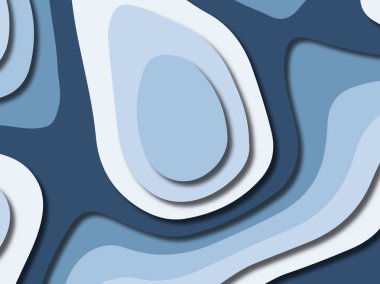 kağıt ile 3D arka plan şekilleri kesim. Soyut kağıt kitap kapağı için şablon arka plan bölmek. Kağıt arka plan kes. Soyut gerçekçi kağıt dekorasyon tasarımı için