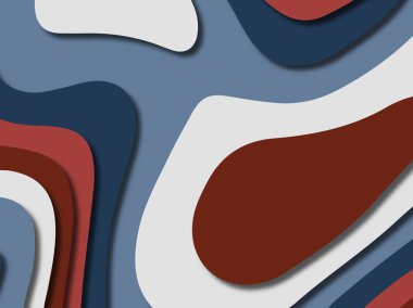 kağıt ile 3D arka plan şekilleri kesim. Soyut kağıt kitap kapağı için şablon arka plan bölmek. Kağıt arka plan kes. Soyut gerçekçi kağıt dekorasyon tasarımı için