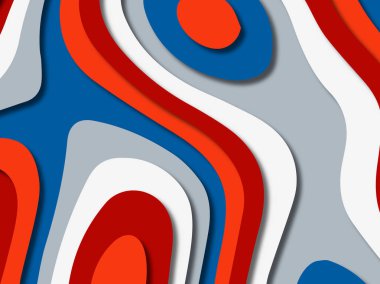 kağıt ile 3D arka plan şekilleri kesim. Soyut kağıt kitap kapağı için şablon arka plan bölmek. Kağıt arka plan kes. Soyut gerçekçi kağıt dekorasyon tasarımı için