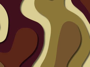 kağıt ile 3D arka plan şekilleri kesim. Soyut kağıt kitap kapağı için şablon arka plan bölmek. Kağıt arka plan kes. Soyut gerçekçi kağıt dekorasyon tasarımı için