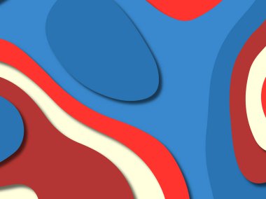 kağıt ile 3D arka plan şekilleri kesim. Soyut kağıt kitap kapağı için şablon arka plan bölmek. Kağıt arka plan kes. Soyut gerçekçi kağıt dekorasyon tasarımı için