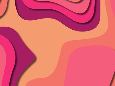 kağıt ile 3D arka plan şekilleri kesim. Soyut kağıt kitap kapağı için şablon arka plan bölmek. Kağıt arka plan kes. Soyut gerçekçi kağıt dekorasyon tasarımı için