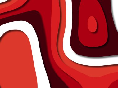 kağıt ile 3D arka plan şekilleri kesim. Soyut kağıt kitap kapağı için şablon arka plan bölmek. Kağıt arka plan kes. Soyut gerçekçi kağıt dekorasyon tasarımı için