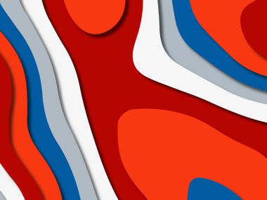 kağıt ile 3D arka plan şekilleri kesim. Soyut kağıt kitap kapağı için şablon arka plan bölmek. Kağıt arka plan kes. Soyut gerçekçi kağıt dekorasyon tasarımı için