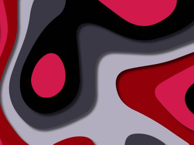 kağıt ile 3D arka plan şekilleri kesim. Soyut kağıt kitap kapağı için şablon arka plan bölmek. Kağıt arka plan kes. Soyut gerçekçi kağıt dekorasyon tasarımı için