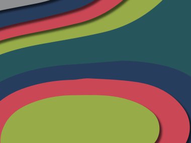 kağıt ile 3D arka plan şekilleri kesim. Soyut kağıt kitap kapağı için şablon arka plan bölmek. Kağıt arka plan kes. Soyut gerçekçi kağıt dekorasyon tasarımı için