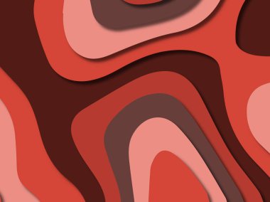 kağıt ile 3D arka plan şekilleri kesim. Soyut kağıt kitap kapağı için şablon arka plan bölmek. Kağıt arka plan kes. Soyut gerçekçi kağıt dekorasyon tasarımı için