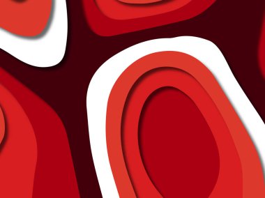 kağıt ile 3D arka plan şekilleri kesim. Soyut kağıt kitap kapağı için şablon arka plan bölmek. Kağıt arka plan kes. Soyut gerçekçi kağıt dekorasyon tasarımı için