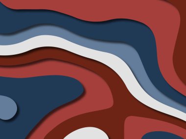 kağıt ile 3D arka plan şekilleri kesim. Soyut kağıt kitap kapağı için şablon arka plan bölmek. Kağıt arka plan kes. Soyut gerçekçi kağıt dekorasyon tasarımı için