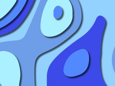 kağıt ile 3D arka plan şekilleri kesim. Soyut kağıt kitap kapağı için şablon arka plan bölmek. Kağıt arka plan kes. Soyut gerçekçi kağıt dekorasyon tasarımı için