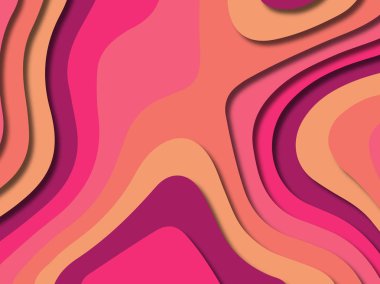 kağıt ile 3D arka plan şekilleri kesim. Soyut kağıt kitap kapağı için şablon arka plan bölmek. Kağıt arka plan kes. Soyut gerçekçi kağıt dekorasyon tasarımı için