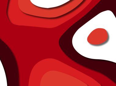 kağıt ile 3D arka plan şekilleri kesim. Soyut kağıt kitap kapağı için şablon arka plan bölmek. Kağıt arka plan kes. Soyut gerçekçi kağıt dekorasyon tasarımı için