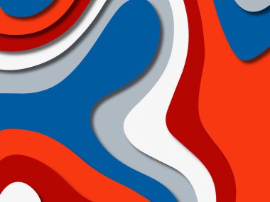 kağıt ile 3D arka plan şekilleri kesim. Soyut kağıt kitap kapağı için şablon arka plan bölmek. Kağıt arka plan kes. Soyut gerçekçi kağıt dekorasyon tasarımı için