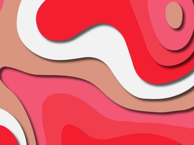 kağıt ile 3D arka plan şekilleri kesim. Soyut kağıt kitap kapağı için şablon arka plan bölmek. Kağıt arka plan kes. Soyut gerçekçi kağıt dekorasyon tasarımı için