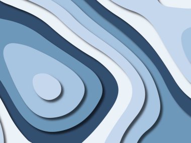 kağıt ile 3D arka plan şekilleri kesim. Soyut kağıt kitap kapağı için şablon arka plan bölmek. Kağıt arka plan kes. Soyut gerçekçi kağıt dekorasyon tasarımı için