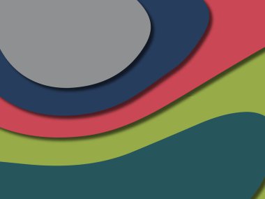 kağıt ile 3D arka plan şekilleri kesim. Soyut kağıt kitap kapağı için şablon arka plan bölmek. Kağıt arka plan kes. Soyut gerçekçi kağıt dekorasyon tasarımı için