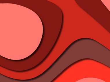 kağıt ile 3D arka plan şekilleri kesim. Soyut kağıt kitap kapağı için şablon arka plan bölmek. Kağıt arka plan kes. Soyut gerçekçi kağıt dekorasyon tasarımı için