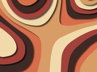 kağıt ile 3D arka plan şekilleri kesim. Soyut kağıt kitap kapağı için şablon arka plan bölmek. Kağıt arka plan kes. Soyut gerçekçi kağıt dekorasyon tasarımı için