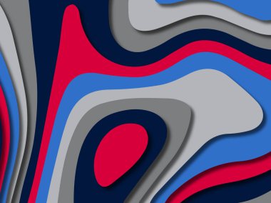 kağıt ile 3D arka plan şekilleri kesim. Soyut kağıt kitap kapağı için şablon arka plan bölmek. Kağıt arka plan kes. Soyut gerçekçi kağıt dekorasyon tasarımı için