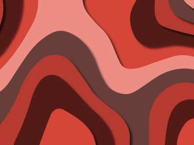 kağıt ile 3D arka plan şekilleri kesim. Soyut kağıt kitap kapağı için şablon arka plan bölmek. Kağıt arka plan kes. Soyut gerçekçi kağıt dekorasyon tasarımı için