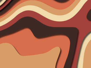 kağıt ile 3D arka plan şekilleri kesim. Soyut kağıt kitap kapağı için şablon arka plan bölmek. Kağıt arka plan kes. Soyut gerçekçi kağıt dekorasyon tasarımı için