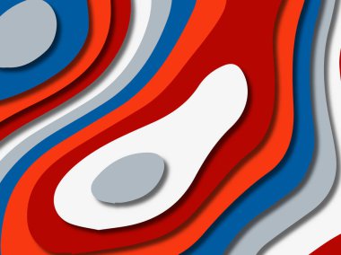 kağıt ile 3D arka plan şekilleri kesim. Soyut kağıt kitap kapağı için şablon arka plan bölmek. Kağıt arka plan kes. Soyut gerçekçi kağıt dekorasyon tasarımı için