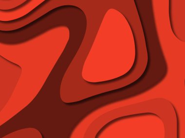 kağıt ile 3D arka plan şekilleri kesim. Soyut kağıt kitap kapağı için şablon arka plan bölmek. Kağıt arka plan kes. Soyut gerçekçi kağıt dekorasyon tasarımı için