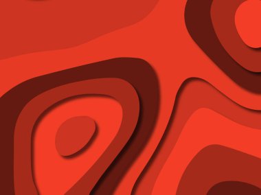 kağıt ile 3D arka plan şekilleri kesim. Soyut kağıt kitap kapağı için şablon arka plan bölmek. Kağıt arka plan kes. Soyut gerçekçi kağıt dekorasyon tasarımı için