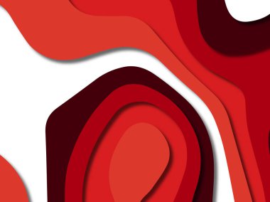 kağıt ile 3D arka plan şekilleri kesim. Soyut kağıt kitap kapağı için şablon arka plan bölmek. Kağıt arka plan kes. Soyut gerçekçi kağıt dekorasyon tasarımı için