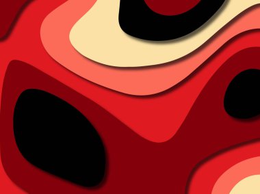 kağıt ile 3D arka plan şekilleri kesim. Soyut kağıt kitap kapağı için şablon arka plan bölmek. Kağıt arka plan kes. Soyut gerçekçi kağıt dekorasyon tasarımı için