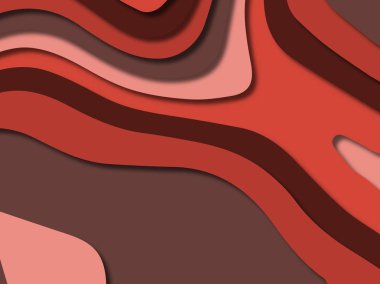 kağıt ile 3D arka plan şekilleri kesim. Soyut kağıt kitap kapağı için şablon arka plan bölmek. Kağıt arka plan kes. Soyut gerçekçi kağıt dekorasyon tasarımı için