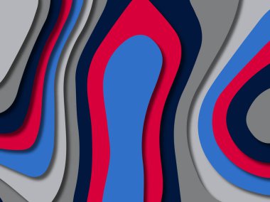 kağıt ile 3D arka plan şekilleri kesim. Soyut kağıt kitap kapağı için şablon arka plan bölmek. Kağıt arka plan kes. Soyut gerçekçi kağıt dekorasyon tasarımı için