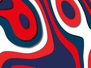 kağıt ile 3D arka plan şekilleri kesim. Soyut kağıt kitap kapağı için şablon arka plan bölmek. Kağıt arka plan kes. Soyut gerçekçi kağıt dekorasyon tasarımı için