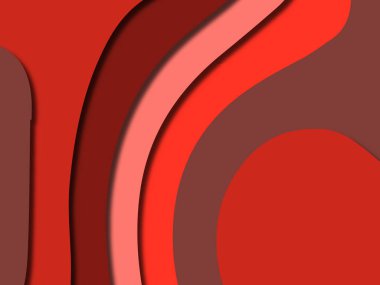 kağıt ile 3D arka plan şekilleri kesim. Soyut kağıt kitap kapağı için şablon arka plan bölmek. Kağıt arka plan kes. Soyut gerçekçi kağıt dekorasyon tasarımı için