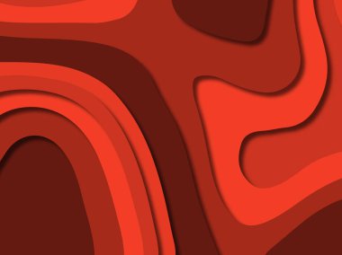 kağıt ile 3D arka plan şekilleri kesim. Soyut kağıt kitap kapağı için şablon arka plan bölmek. Kağıt arka plan kes. Soyut gerçekçi kağıt dekorasyon tasarımı için