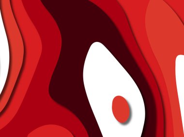 kağıt ile 3D arka plan şekilleri kesim. Soyut kağıt kitap kapağı için şablon arka plan bölmek. Kağıt arka plan kes. Soyut gerçekçi kağıt dekorasyon tasarımı için