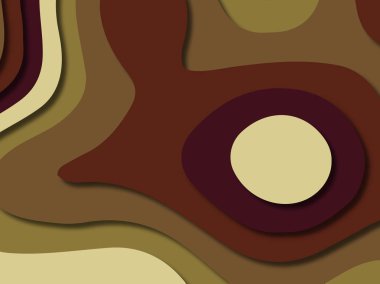 kağıt ile 3D arka plan şekilleri kesim. Soyut kağıt kitap kapağı için şablon arka plan bölmek. Kağıt arka plan kes. Soyut gerçekçi kağıt dekorasyon tasarımı için