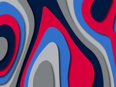 kağıt ile 3D arka plan şekilleri kesim. Soyut kağıt kitap kapağı için şablon arka plan bölmek. Kağıt arka plan kes. Soyut gerçekçi kağıt dekorasyon tasarımı için