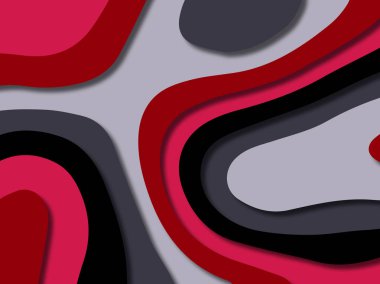 kağıt ile 3D arka plan şekilleri kesim. Soyut kağıt kitap kapağı için şablon arka plan bölmek. Kağıt arka plan kes. Soyut gerçekçi kağıt dekorasyon tasarımı için