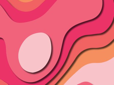 kağıt ile 3D arka plan şekilleri kesim. Soyut kağıt kitap kapağı için şablon arka plan bölmek. Kağıt arka plan kes. Soyut gerçekçi kağıt dekorasyon tasarımı için