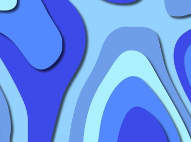 kağıt ile 3D arka plan şekilleri kesim. Soyut kağıt kitap kapağı için şablon arka plan bölmek. Kağıt arka plan kes. Soyut gerçekçi kağıt dekorasyon tasarımı için