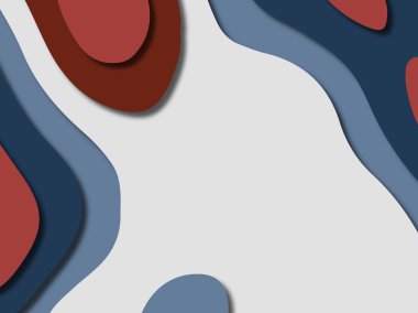 kağıt ile 3D arka plan şekilleri kesim. Soyut kağıt kitap kapağı için şablon arka plan bölmek. Kağıt arka plan kes. Soyut gerçekçi kağıt dekorasyon tasarımı için