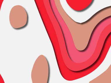 kağıt ile 3D arka plan şekilleri kesim. Soyut kağıt kitap kapağı için şablon arka plan bölmek. Kağıt arka plan kes. Soyut gerçekçi kağıt dekorasyon tasarımı için