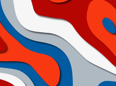 kağıt ile 3D arka plan şekilleri kesim. Soyut kağıt kitap kapağı için şablon arka plan bölmek. Kağıt arka plan kes. Soyut gerçekçi kağıt dekorasyon tasarımı için