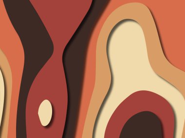 kağıt ile 3D arka plan şekilleri kesim. Soyut kağıt kitap kapağı için şablon arka plan bölmek. Kağıt arka plan kes. Soyut gerçekçi kağıt dekorasyon tasarımı için