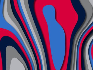 kağıt ile 3D arka plan şekilleri kesim. Soyut kağıt kitap kapağı için şablon arka plan bölmek. Kağıt arka plan kes. Soyut gerçekçi kağıt dekorasyon tasarımı için