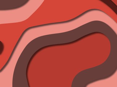 kağıt ile 3D arka plan şekilleri kesim. Soyut kağıt kitap kapağı için şablon arka plan bölmek. Kağıt arka plan kes. Soyut gerçekçi kağıt dekorasyon tasarımı için